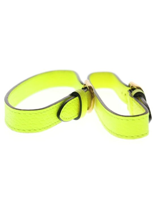 Gucci Diana Logo Leather Belt Yellow Set